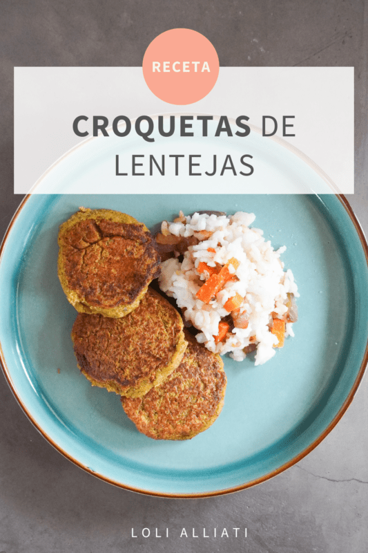 CROQUETAS DE LENTEJAS